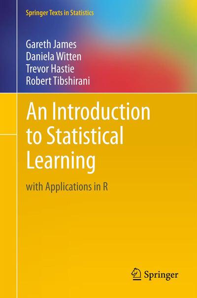 book cover an introduction to statistical learning