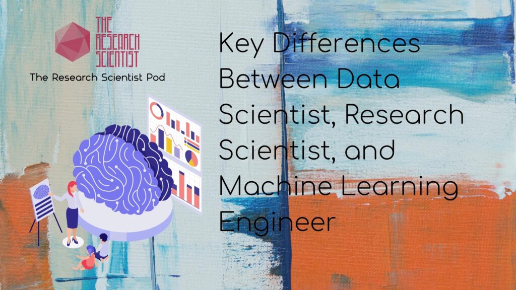 blog banner key differences between data scientist, research scientist, and machine learning engineer